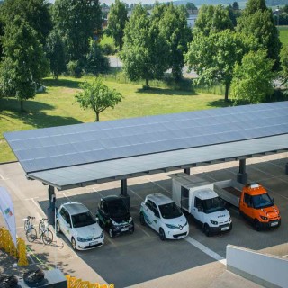 Commercial Module solar Energy Panel Racking Systems Car Parking Lot